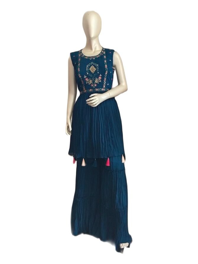 DESIGNER NAVY BLUE INDOWESTERN