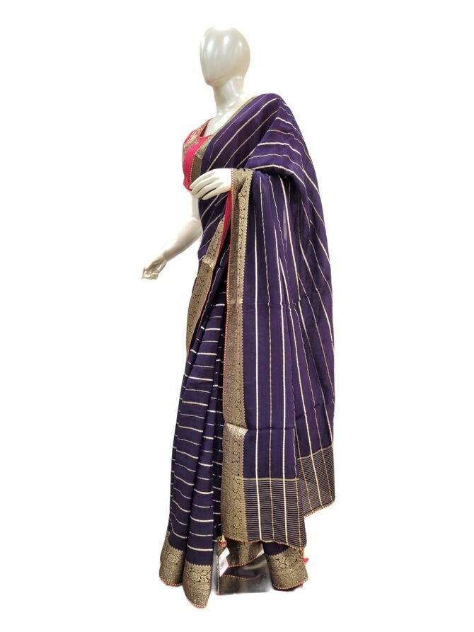 ELEGANT PURPLE SARI