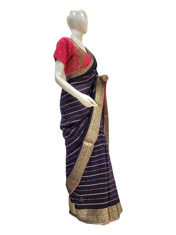 ELEGANT PURPLE SARI