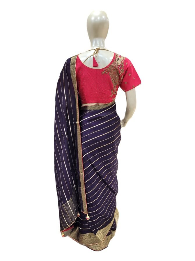 ELEGANT PURPLE SARI